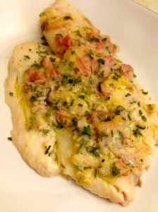 whitefish with garlic butter