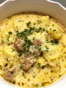 sausage and tortellini soup