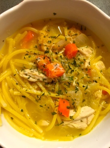 lemon chicken noodle soup